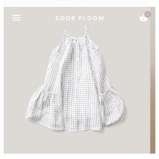 ソーアプルーム(SOOR PLOOM)のsoor ploom  Prim Dress, Graph Paper 3Y(ワンピース)