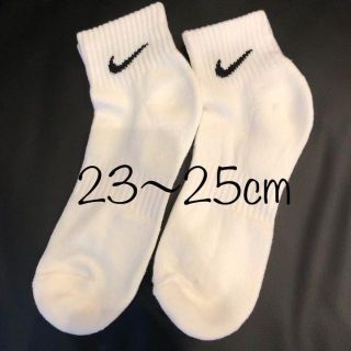 ナイキ(NIKE)の23〜25cm  2足 クウォーターソックス ナイキ エブリデイ クッション(ソックス)