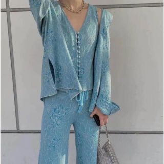 アメリヴィンテージ(Ameri VINTAGE)の完売品‼️‼️❤️AMERI❤️ZOE KNIT PAJAMA SHIRT(シャツ/ブラウス(長袖/七分))