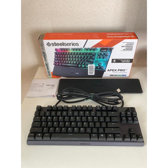 格安SALEスタート SteelSeries ゲーミングキーボード テンキーレス 青軸 有線