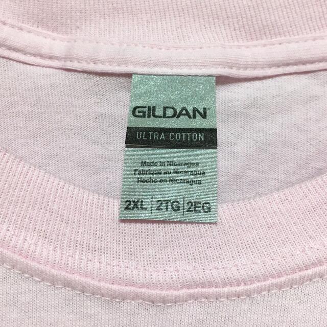 GILDAN(ギルタン)のGILDANギルダン☆半袖無地Tシャツ☆ポケット無し☆ライトピンク★2XLサイズ メンズのトップス(Tシャツ/カットソー(半袖/袖なし))の商品写真