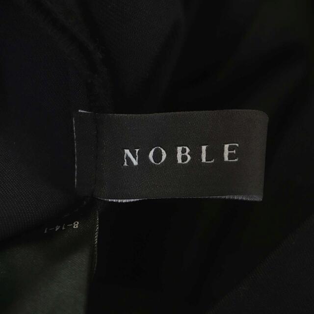 Noble(ノーブル)のノーブル 20SS ドライチノ ステップヘムパンツ テーパード クロップド 黒 レディースのパンツ(その他)の商品写真