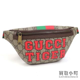 グッチ(Gucci)のグッチ【GUCCI】タイガー GG ベルトバッグ(ウエストポーチ)