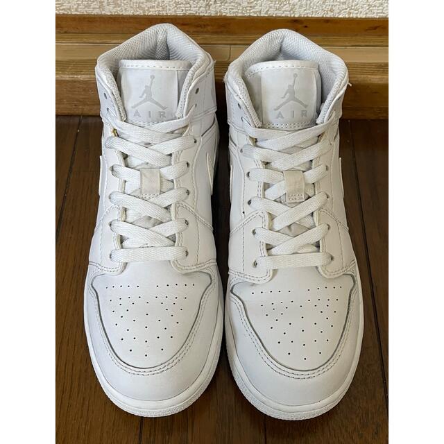 NIKE(ナイキ)のNIKE AIR JORDAN 1 MID 554725-104  23.5cm レディースの靴/シューズ(スニーカー)の商品写真