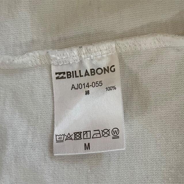 billabong(ビラボン)のBILLA BONG 白　ロングTシャツ レディースのトップス(Tシャツ(長袖/七分))の商品写真