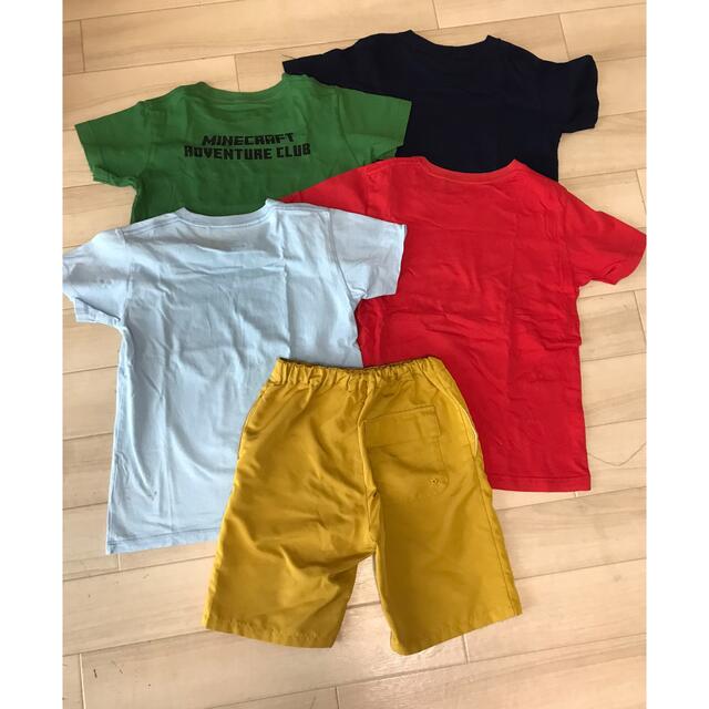 UNIQLO(ユニクロ)の子ども服　Tシャツ　半ズボン　130 キッズ/ベビー/マタニティのキッズ服男の子用(90cm~)(Tシャツ/カットソー)の商品写真