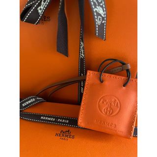 エルメス(Hermes)のHERMES エルメス サック・オランジュ チャーム キーホルダー(バッグチャーム)