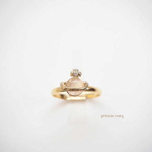 数量限定》ベージュ♡土星リング レディースのアクセサリー(リング(指輪))の商品写真