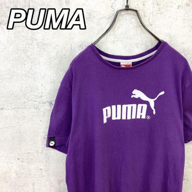 PUMA(プーマ)の希少 90s プーマ Tシャツ プリントロゴ 美品 レディースのトップス(Tシャツ(半袖/袖なし))の商品写真