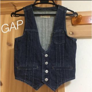 ギャップ(GAP)のGAP＊デニムベスト【XS】(Gジャン/デニムジャケット)