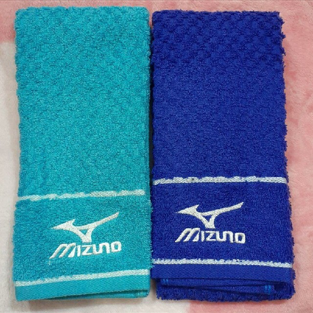 MIZUNO(ミズノ)の★大人気★mizuno　ミズノ　フェイスタオル　２枚セット インテリア/住まい/日用品の日用品/生活雑貨/旅行(タオル/バス用品)の商品写真