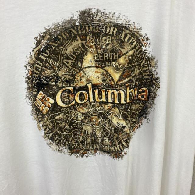 Columbia(コロンビア)の希少 90s コロンビア Tシャツ プリントロゴ ビッグシルエット 美品 メンズのトップス(Tシャツ/カットソー(半袖/袖なし))の商品写真