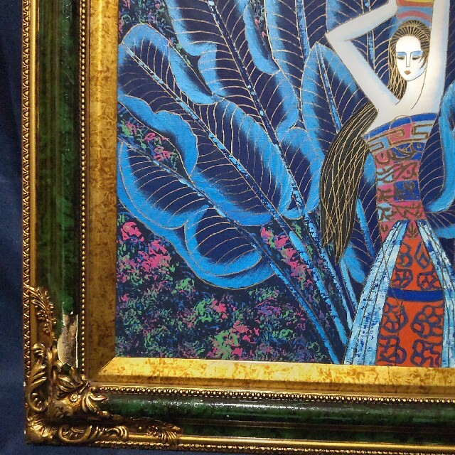 312 絵画 油彩 油絵 風景画 額装 額縁付き 半価特販 おもちゃ・ホビー