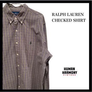 ラルフローレン(Ralph Lauren)のRalph Lauren ラルフローレン　チェックシャツ　ゆるだぼ　古着(シャツ)