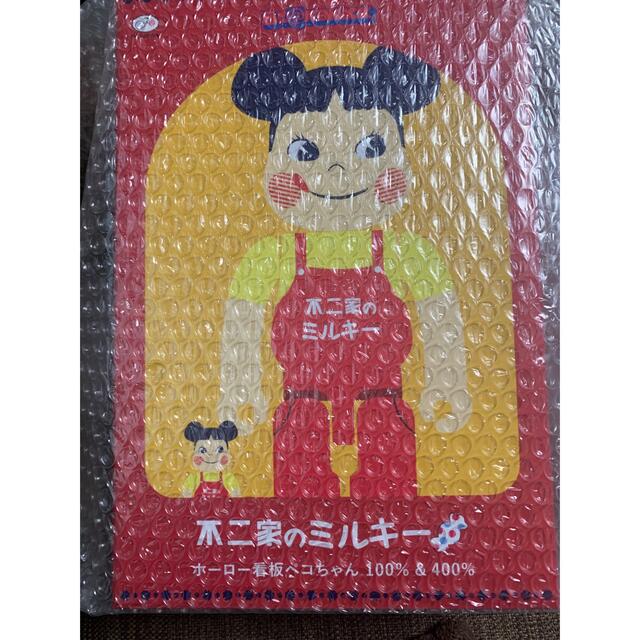 BE＠RBRICK ホーロー看板 ペコちゃん 100％ & 400％