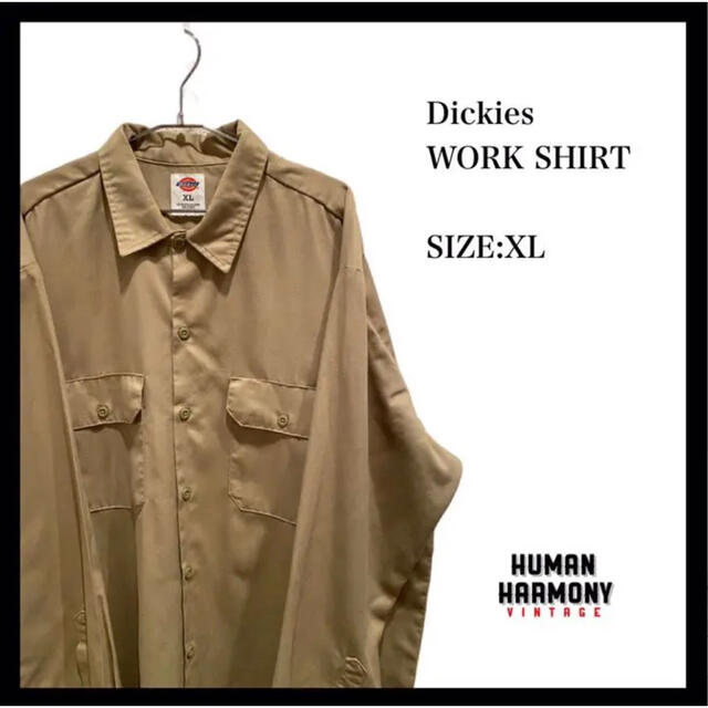 Dickies(ディッキーズ)のDickies ディッキーズ　WORK SHIRT ワークシャツ　無地　ゆるだぼ メンズのトップス(シャツ)の商品写真