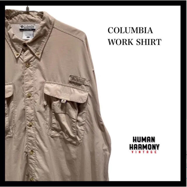 Columbia(コロンビア)のCOLUMBIA コロンビア ワークシャツ　ゆるだぼ　古着 メンズのトップス(シャツ)の商品写真