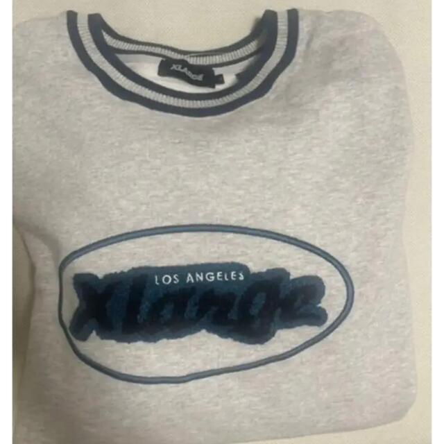 大人気モデル】XLARGE エクストララージ スウェット L パイルロゴ