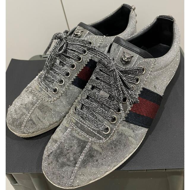 GUCCI グッチ グリッター レディース スニーカー GUCCI グッチ グリッター レディース スニーカー