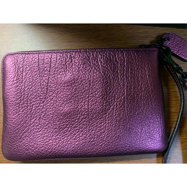 COACH - coach リストレットポーチ マルチポーチ レザー COACH - coach リストレットポーチ マルチポーチ レザー