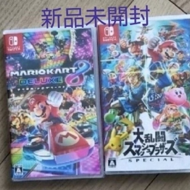 ＊ネコポス発送＊新品未開封 大乱闘スマッシュブラザーズ& マリオカート8