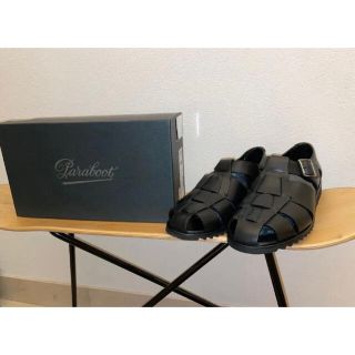 パラブーツ(Paraboot)の新品 パラブーツ パシフィック グルカサンダル 42 黒(サンダル)