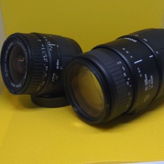 シグマ(SIGMA)のSIGMA ズームcanon EF 28-80、70-300ジャンク(レンズ(ズーム))