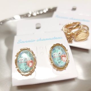 サンリオ(サンリオ)のハンギョドン♡アンティーク風イヤリング 新品(イヤリング)