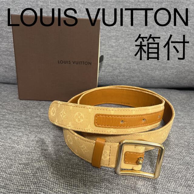 Louis Vuitton ルイヴィトン レザーベルト 本革-