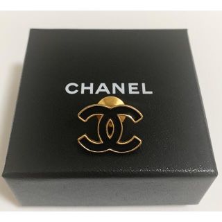 シャネル(CHANEL)の【みみみ様専用】CHANEL シャネル ブローチ ピンブローチ ゴールド 黒(ブローチ/コサージュ)