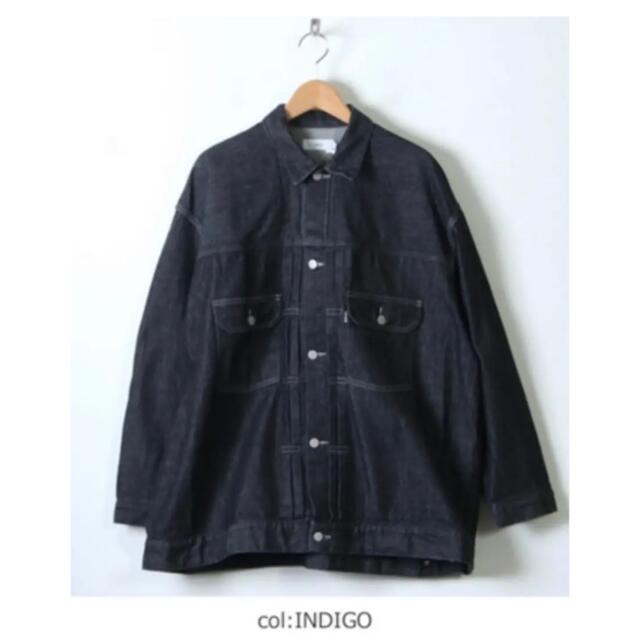 COMOLI(コモリ)のグラフペーパー　デニムジャケット　サイズ1 メンズのジャケット/アウター(Gジャン/デニムジャケット)の商品写真