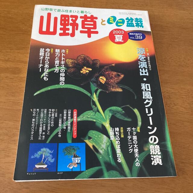 山野草とミニ盆栽 エンタメ/ホビーの本(趣味/スポーツ/実用)の商品写真