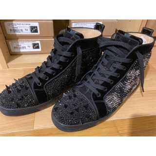 クリスチャンルブタン(Christian Louboutin)の早い者勝ち　ルブタン　スニーカー　ハイカット　スワロフスキー(スニーカー)