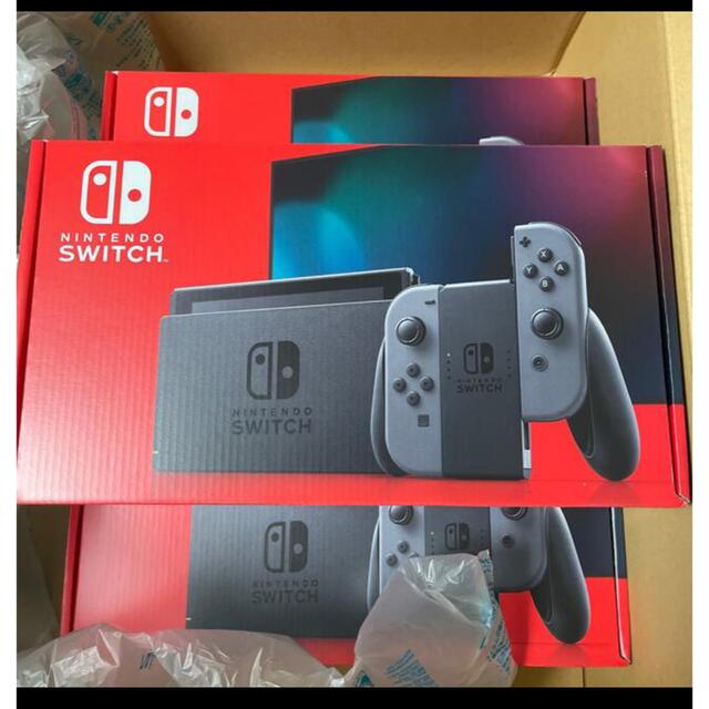 3台【新品】Switch 任天堂スイッチ本体　ニンテンドウ　グレー