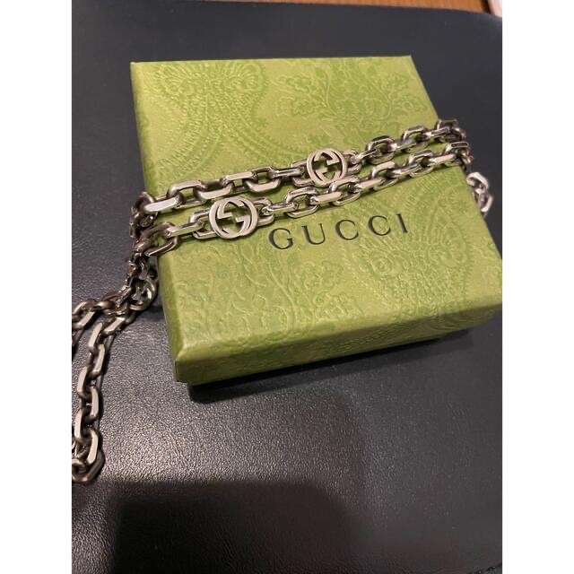 Gucci(グッチ)のGUCCI ネックレス　インターロッキング メンズのアクセサリー(ネックレス)の商品写真