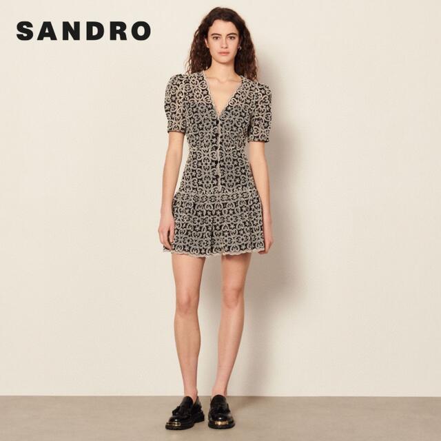 ❤️Sandro2022新作　新品　　膝ワンピース　綺麗　ー上品