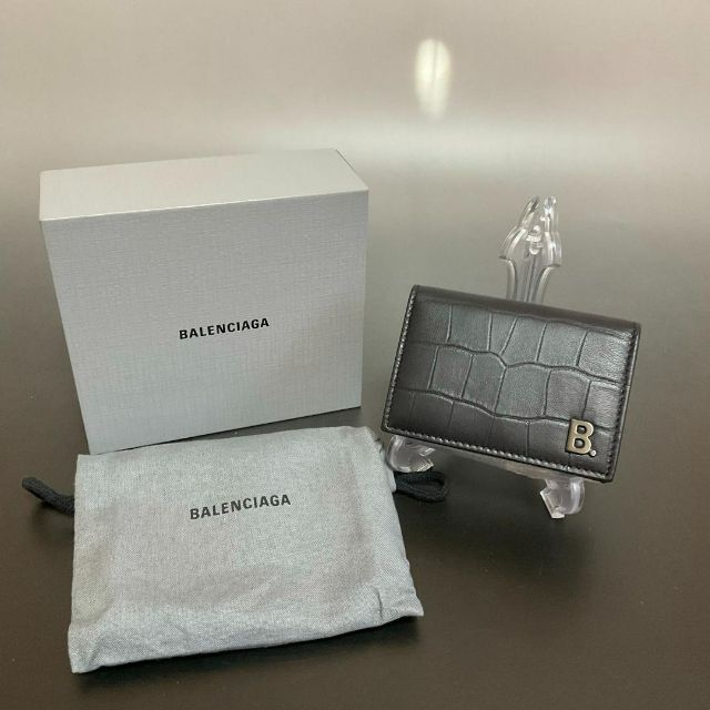 バレンシアガ B mini wallet 601350 1JU7W ミニ財布