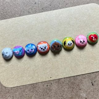 3dネイルパーツ　【BT21BABY  ワッペン　BTSネイルパーツ　】(デコパーツ)