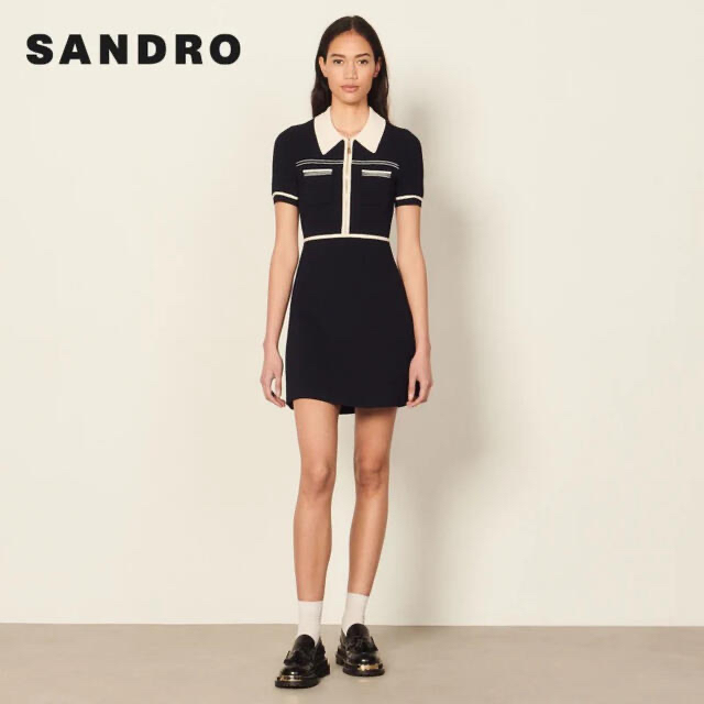 ❤人気新作 新品   Sandro ひざ丈ワンピース