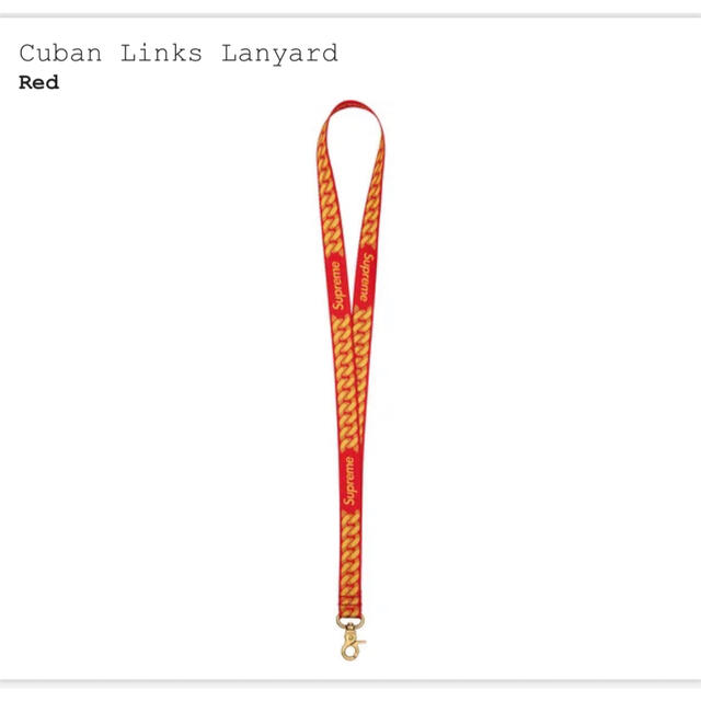 Supreme Cuban Links Lanyard シュプリーム