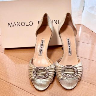 マノロブラニク(MANOLO BLAHNIK)のマノロブラニク　SATC同型　サンダル(ミュール)