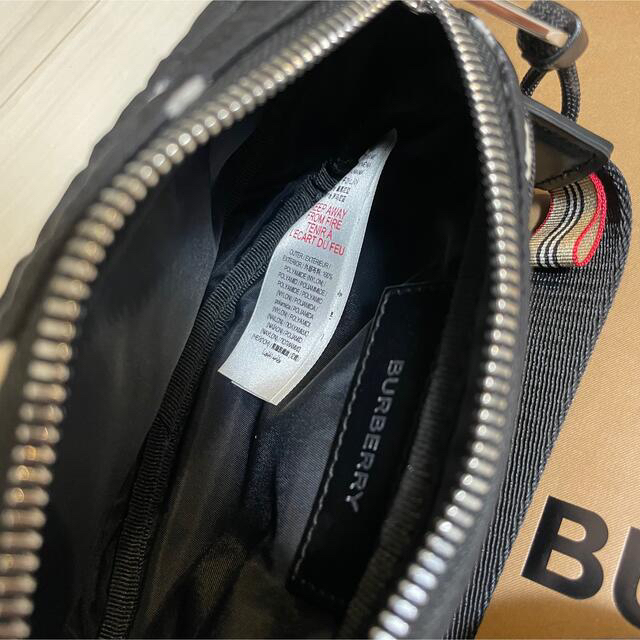 限定品在庫】 BURBERRY - Burberry ボディバッグ バムバッグ ゼブラ