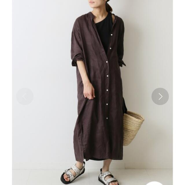 FRAMeWORK(フレームワーク)のFRAMeWORK   FRENCH LINEN シャツワンピース レディースのトップス(シャツ/ブラウス(長袖/七分))の商品写真