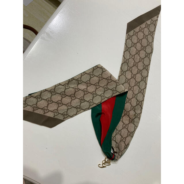 Gucci(グッチ)の空き家様専用☆限定値下げ！グッチ　バンドースカーフ レディースのファッション小物(バンダナ/スカーフ)の商品写真