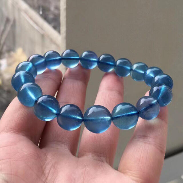 ⭐︎【天然】アクアマリン ブレスレット 11.5-12mm