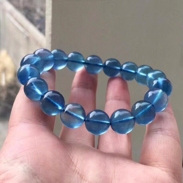 ⭐︎【天然】アクアマリン ブレスレット 11.5-12mm