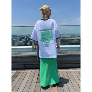 フリークスストア(FREAK'S STORE)のFREAK’S STORE ピグメントワッフルスカート(ロングスカート)