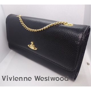 ヴィヴィアンウエストウッド(Vivienne Westwood)のVivienne Westwoodゴールドチェーンショルダーバックウォレット財布(財布)