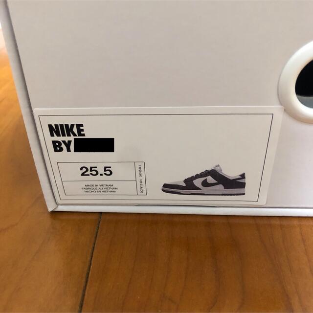 NIKE(ナイキ)のNIKE DUNK LOW By You  パンダ 25.5cm メンズの靴/シューズ(スニーカー)の商品写真