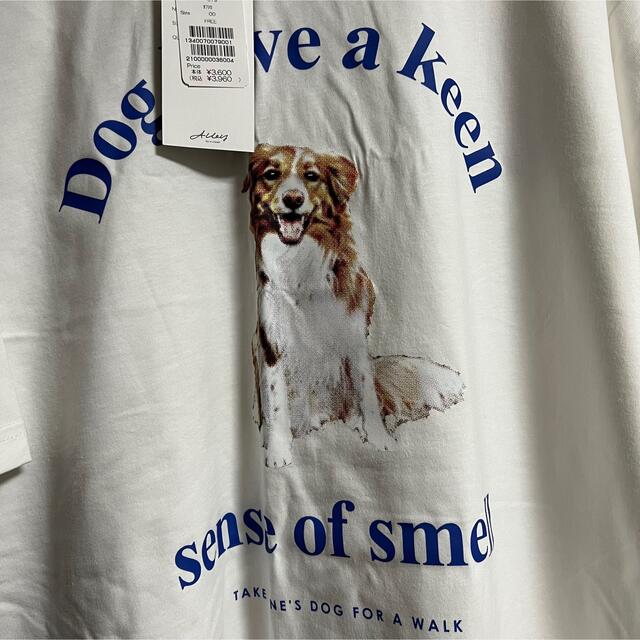 w closet(ダブルクローゼット)のダブルクローゼット　犬Tシャツ レディースのトップス(Tシャツ(半袖/袖なし))の商品写真